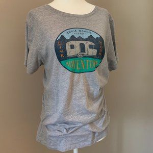Ladies Large Eddie Bauer T-Shirt Grey